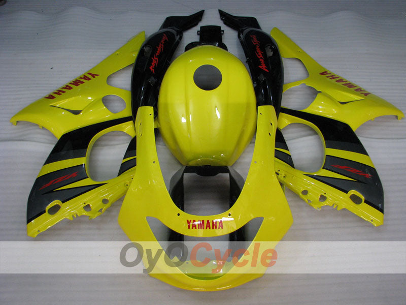 Spritzguss-Verkleidungssatz für 97-07 YZF600R - Gelb, Schwarz - Werksstil #OYO87906397 Zweitbild