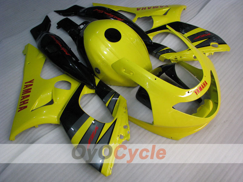 Spritzguss-Verkleidungssatz für 97-07 YZF600R - Gelb, Schwarz - Werksstil #OYO87906397 Hauptbild