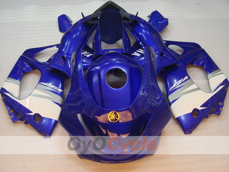 Spritzguss-Verkleidungssatz für 97-07 YZF600R - Blau, Weiß - Werksstil #OYO87906400 Zweitbild