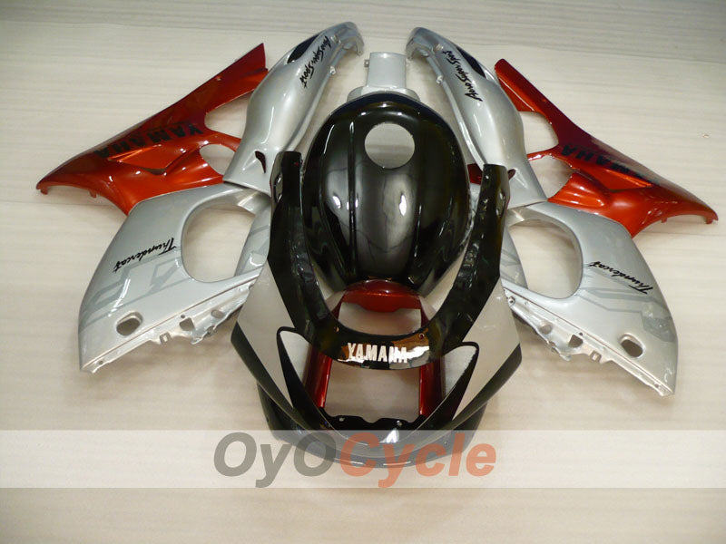 Einspritzverkleidungs-Kit für YZF600R 97-07 - Orange, Schwarz, Silber - Werksstil #OYO87906407 Zweitbild