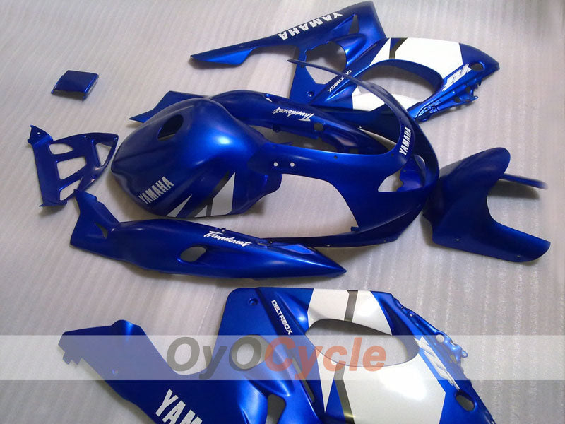 Einspritzverkleidungs-Kit für YZF600R 97-07 - Blau, Weiß - Werksstil #OYO87906411 Hauptbild