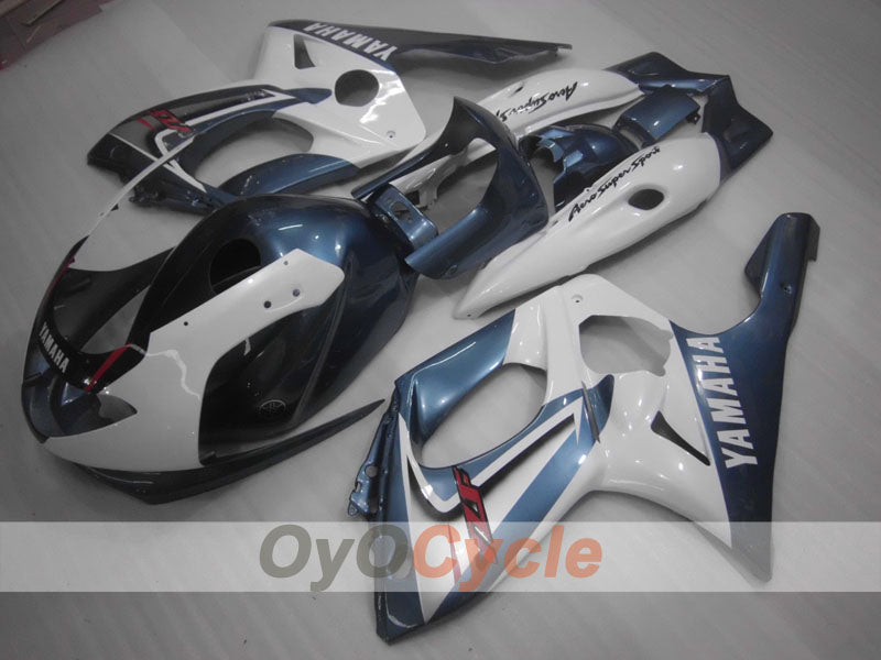 Einspritzverkleidungs-Kit für YZF600R 97-07 - Weiß, Grau - Werksstil #OYO87906412 Hauptbild