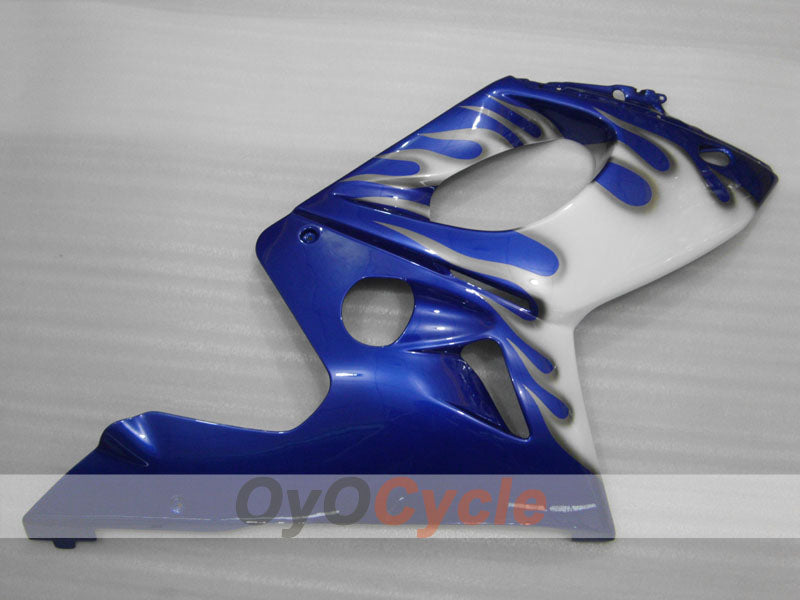 Einspritzverkleidungs-Kit für YZF600R 97-07 - Blau, Weiß - Individuell gestaltbar #OYO87906413