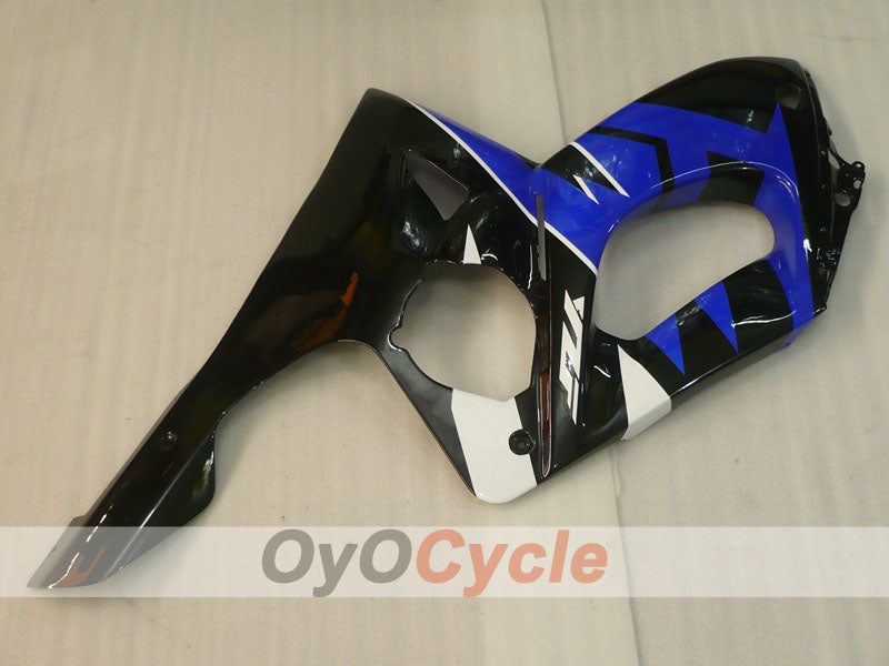 Einspritzverkleidungs-Kit für YZF600R 97-07 - Blau, Weiß, Schwarz - Werksstil #OYO87906415