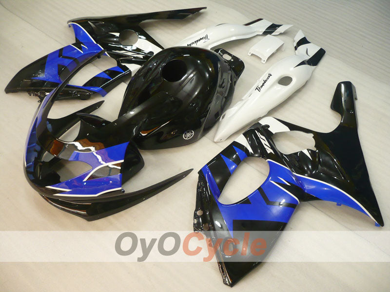 Einspritzverkleidungs-Kit für YZF600R 97-07 - Blau, Weiß, Schwarz - Werksstil #OYO87906415 Hauptbild