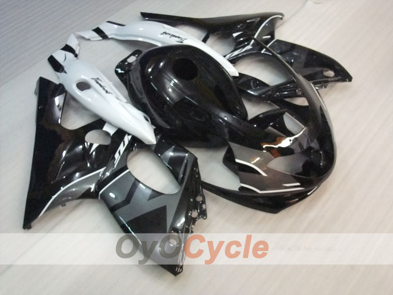 Einspritzverkleidungssatz für YZF600R 97-07 - Weiß, Schwarz - Werksdesign #OYO87906418 Hauptbild
