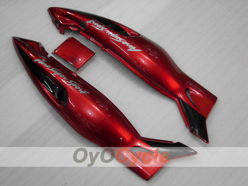 Einspritzverkleidungssatz für YZF600R 97-07 - Weinrot, Schwarz - Ohne Aufkleber / Dekor, Werksdesign #OYO87906421
