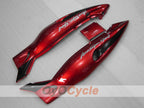 Einspritzverkleidungssatz für YZF600R 97-07 - Weinrot, Schwarz - Ohne Aufkleber / Dekor, Werksdesign #OYO87906421