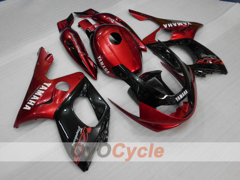 Einspritzverkleidungssatz für YZF600R 97-07 - Weinrot, Schwarz - Ohne Aufkleber / Dekor, Werksdesign #OYO87906421 Hauptbild