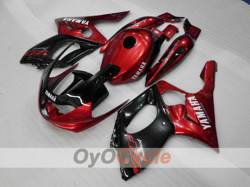Einspritzverkleidungssatz für YZF600R 97-07 - Weinrot, Schwarz - Ohne Aufkleber / Dekor, Werksdesign #OYO87906421 Zweitbild