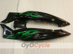 Einspritzverkleidungssatz für YZF600R 97-07 - Grün, Schwarz - Flamme #OYO87906422