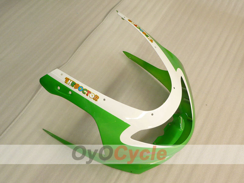 Einspritzverkleidungssatz für YZF600R 97-07 - Grün, Weiß - FIAT #OYO87906427