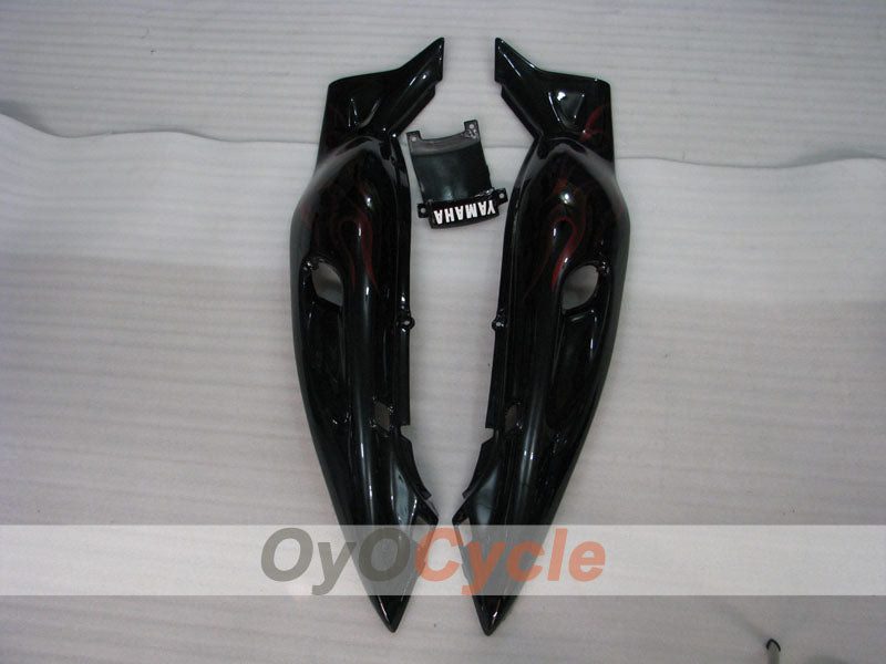 Einspritzverkleidungssatz für YZF600R 97-07 - Rot, Schwarz - Flamme #OYO87906428