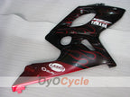 Einspritzverkleidungssatz für YZF600R 97-07 - Rot, Schwarz - Flamme #OYO87906428