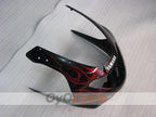 Einspritzverkleidungssatz für YZF600R 97-07 - Rot, Schwarz - Flamme #OYO87906428