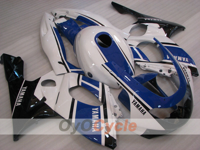 Einspritzverkleidungssatz für 97-07 YZF600R - Blau, Weiß - Werksstil #OYO87906432 Hauptbild