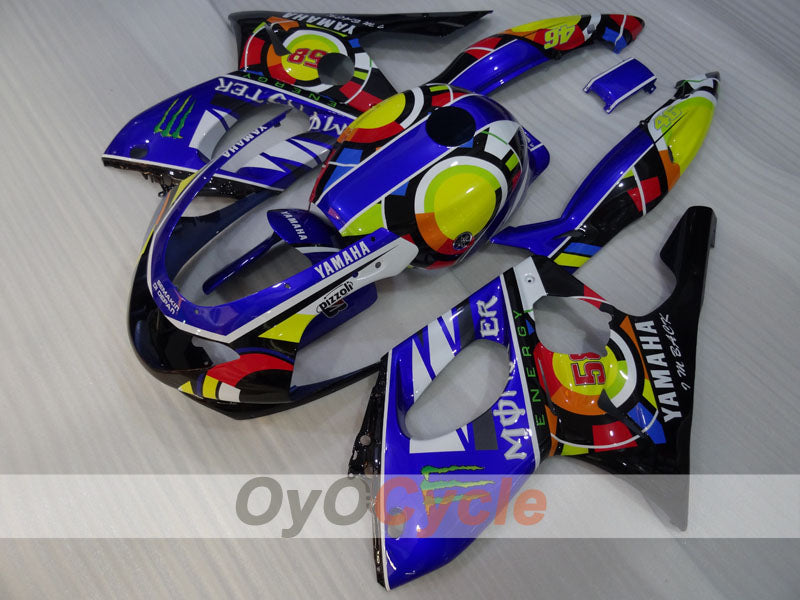 Einspritzverkleidungssatz für 97-07 YZF600R - Wie abgebildet - Monster #OYO87906434
