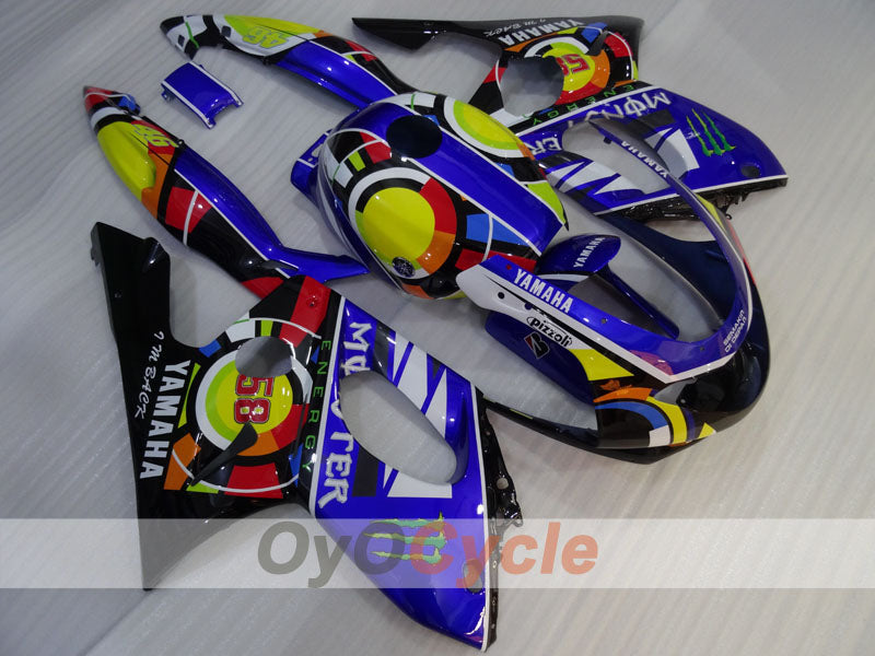 Einspritzverkleidungssatz für 97-07 YZF600R - Wie abgebildet - Monster #OYO87906434
