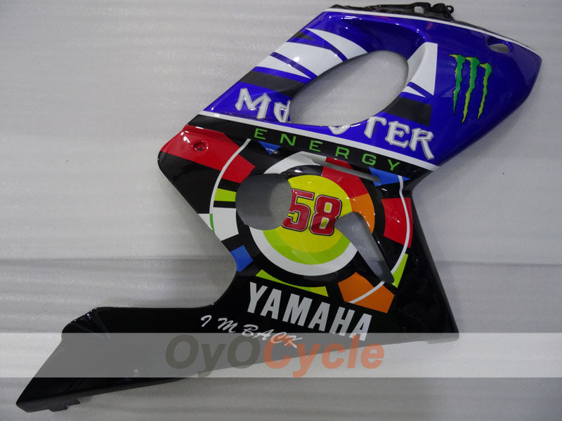 Einspritzverkleidungssatz für 97-07 YZF600R - Wie abgebildet - Monster #OYO87906434