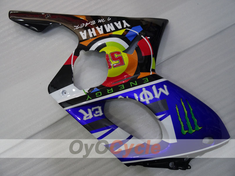 Einspritzverkleidungssatz für 97-07 YZF600R - Wie abgebildet - Monster #OYO87906434