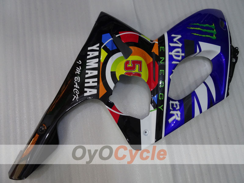 Einspritzverkleidungssatz für 97-07 YZF600R - Wie abgebildet - Monster #OYO87906434