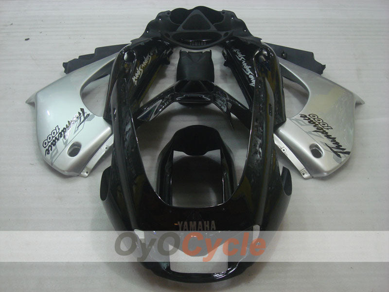 Verkleidungssatz für 97-07 YZF1000R - Schwarz, Silber - Werksstil #OYO87906435