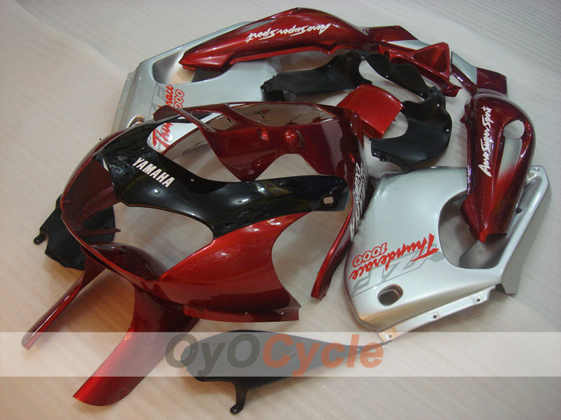 Verkleidungssatz für 97-07 YZF1000R - Bordeauxrot, Weiß - Werksstil #OYO87906438 Hauptbild