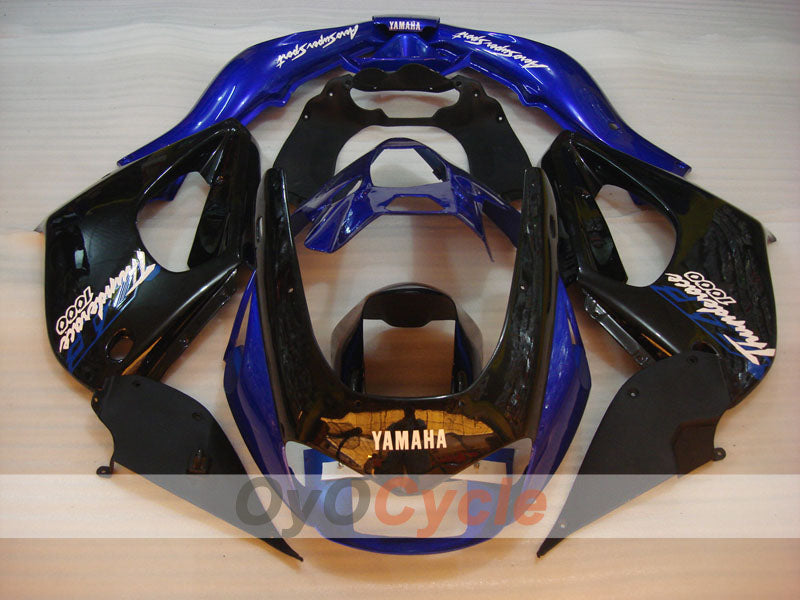 Verkleidungssatz für 97-07 YZF1000R - Blau, Schwarz - Werksstil #OYO87906441