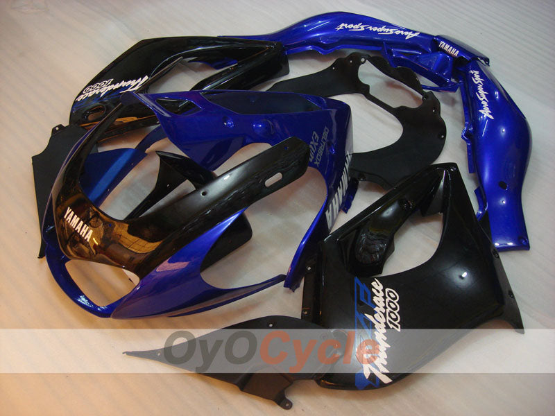 Verkleidungssatz für 97-07 YZF1000R - Blau, Schwarz - Werksstil #OYO87906441
