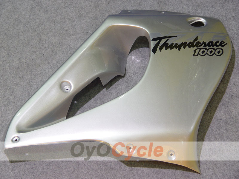 Verkleidungssatz für 97-07 YZF1000R - Schwarz, Silber - Werksstil #OYO87906444
