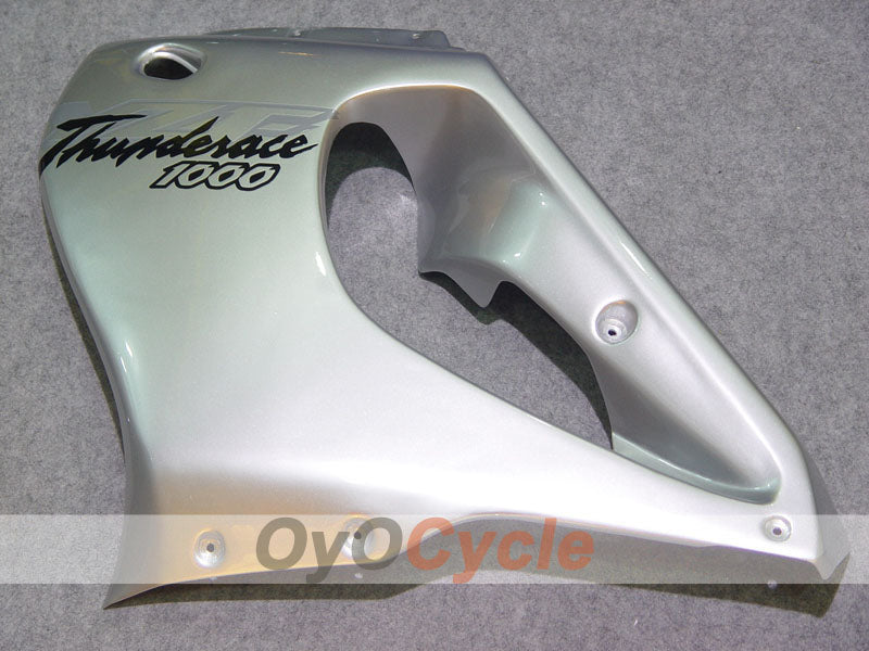 Verkleidungssatz für 97-07 YZF1000R - Schwarz, Silber - Werksstil #OYO87906444