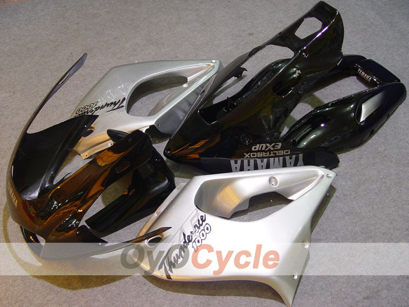 Verkleidungssatz für 97-07 YZF1000R - Schwarz, Silber - Werksstil #OYO87906444