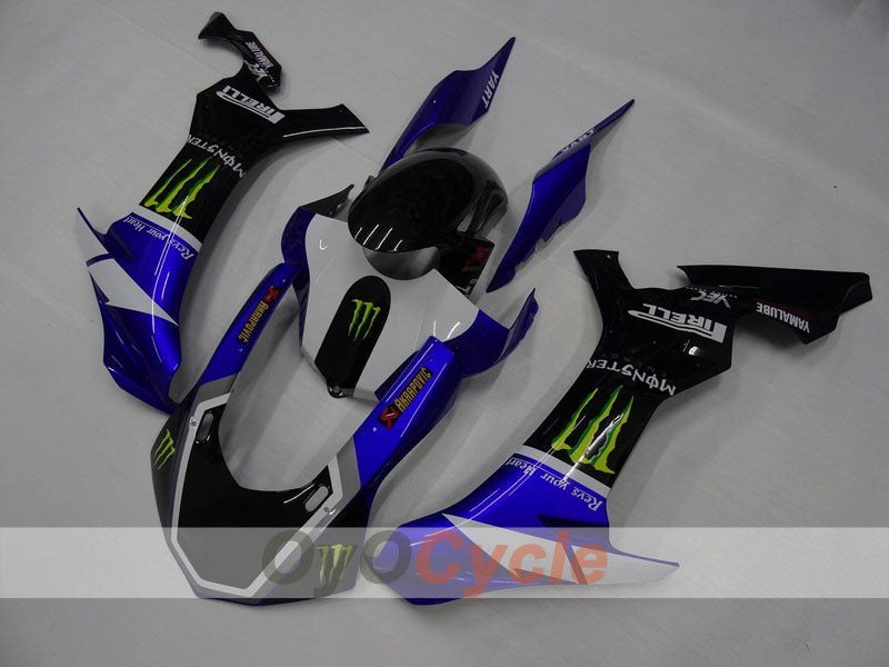Verkleidungssatz für Einspritzmodelle der YZF-R1 15-19 - Blau, Schwarz - Monster #OYO87906456 Hauptbild
