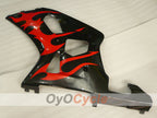 Verkleidungssatz für 01-03 GSX R600, Spritzguss - Rot, Schwarz - Werksstil, individuell anpassbar #OYO87905079