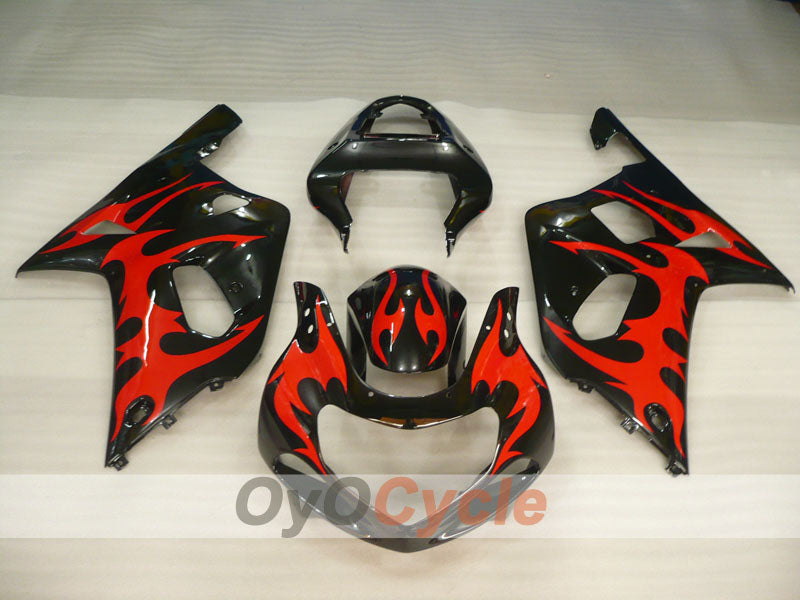 Verkleidungssatz für Einspritzmodelle für 00-02 GSX R1000 - Rot, Schwarz - Werksstil, individuell anpassbar #OYO87905180 Zweitbild