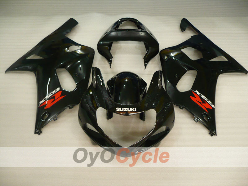 Verkleidungssatz für Einspritzmodelle für 00-02 GSX R1000 - Schwarz - Werksstil #OYO87905187