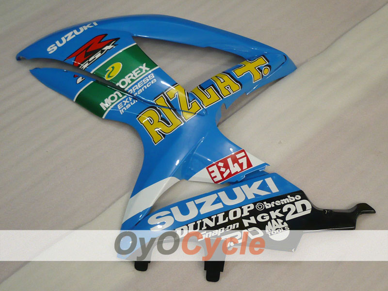 Verkleidungssatz für Einspritzmodelle 08-10 GSX R750 - Blau, Schwarz - Rizla+ #OYO87901455
