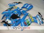 Verkleidungssatz für Einspritzmodelle 08-10 GSX R750 - Blau, Schwarz - Rizla+ #OYO87901455