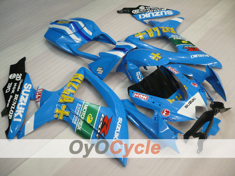 Verkleidungssatz für Einspritzmodelle 08-10 GSX R750 - Blau, Schwarz - Rizla+ #OYO87901455 Hauptbild