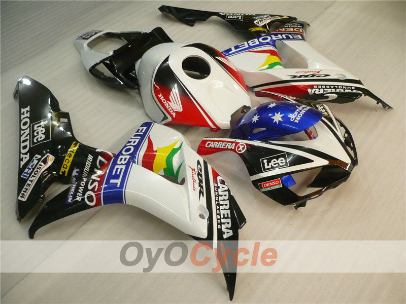 Verkleidungssatz für Einspritzermodelle der CBR1000RR 06-07 - Weiß, Schwarz - Lee #OYO87900615
