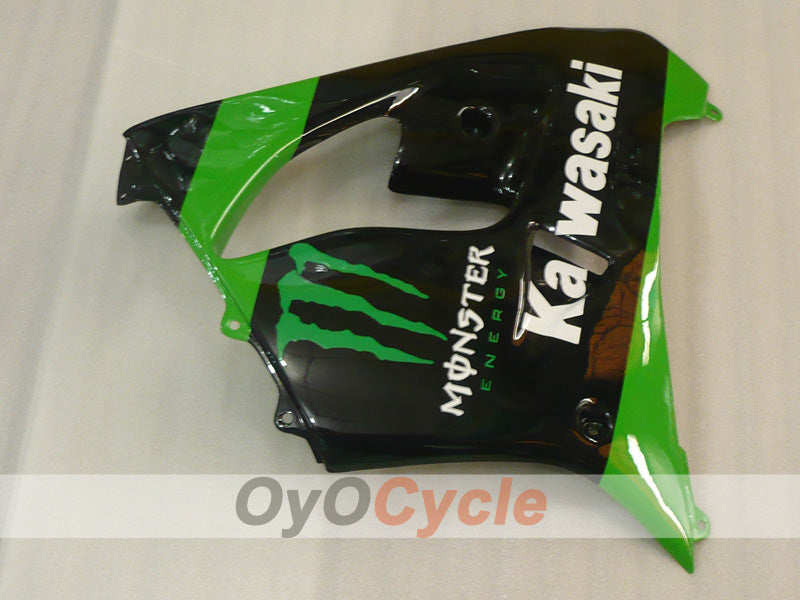 Verkleidungssatz für 02-03 NINJA ZX-9R - Grün, Schwarz - Monster #OYO87903051