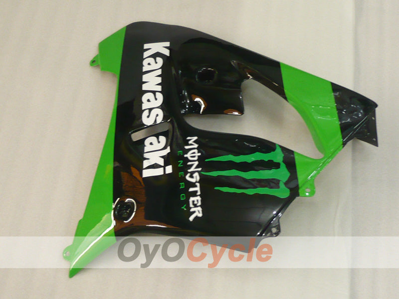 Verkleidungssatz für 02-03 NINJA ZX-9R - Grün, Schwarz - Monster #OYO87903051