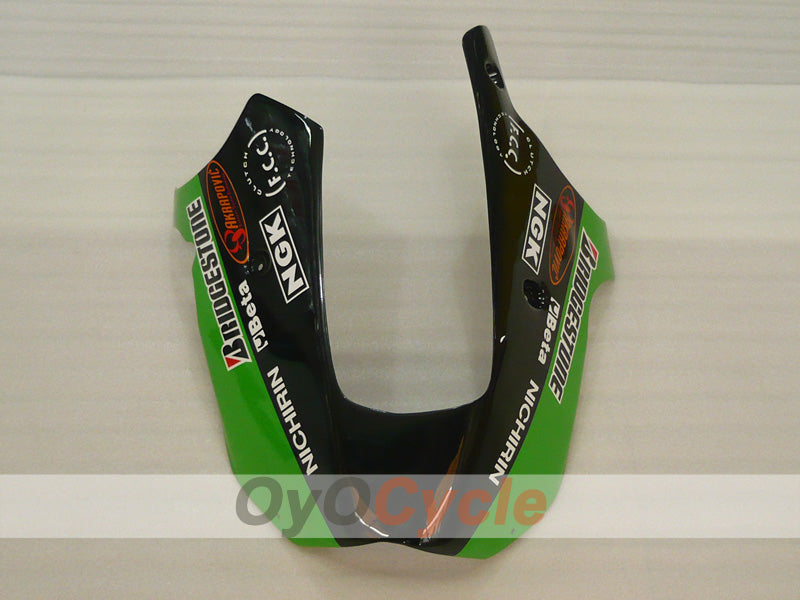 Verkleidungssatz für 02-03 NINJA ZX-9R - Grün, Schwarz - Monster #OYO87903051