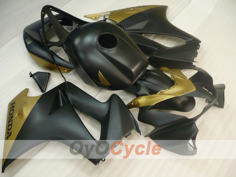 Einspritz-Verkleidungssatz für 02-13 VFR800 - Schwarz, Gold, Matt - Factory Style #OYO87902826 Hauptbild