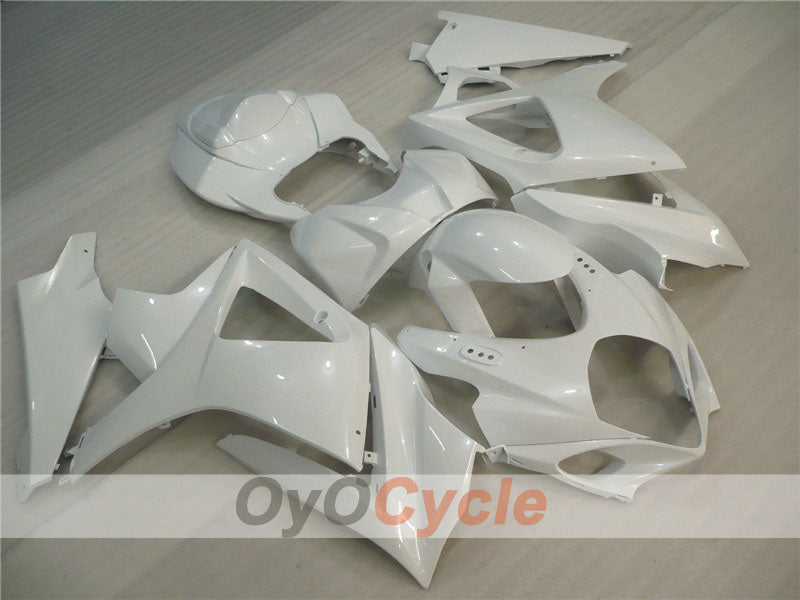 Einspritz-Verkleidungssatz für 07-08 GSX R1000 - Weiß - Factory Style #OYO87902089 Hauptbild