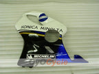 Einspritzverkleidungssatz für 01-03 CBR600F4i - Weiß, Schwarz - Konica Minolta, MICHELIN #OYO87900160