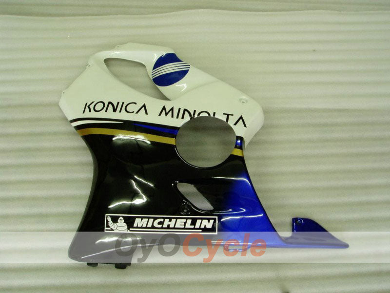 Einspritzverkleidungssatz für 01-03 CBR600F4i - Weiß, Schwarz - Konica Minolta, MICHELIN #OYO87900160