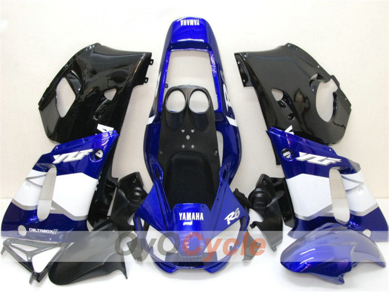 Verkleidungssatz für Einspritzer für YZF-R6 98-02 - Blau, Schwarz - Werksstil #OYO87900994 Hauptbild