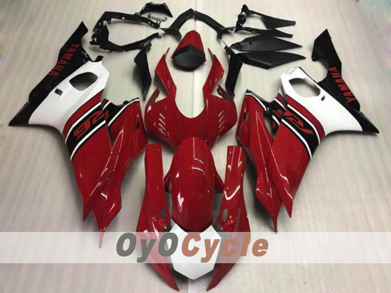 Verkleidungssatz für Einspritzmodelle der YZF-R6, 17-22 - Rot, Weiß, Schwarz - Werksstil #OYO87914665 Hauptbild