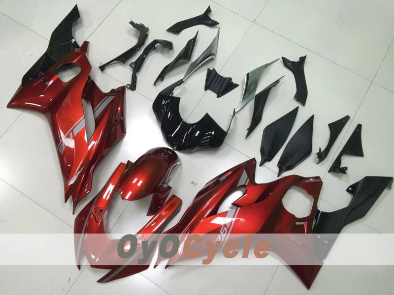 Verkleidungssatz für Einspritzmodelle der YZF-R6, 17-22 - Rot, Schwarz - Werksstil #OYO87914664